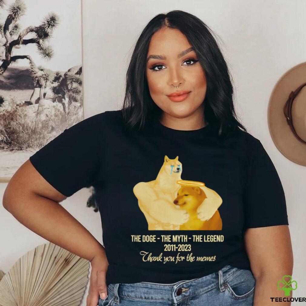 Cheems The Doge The Myth The Legend 2011 2023 thank you for the memes shirt, Cheems The Doge The Myth The Legend 2011 2023 thank you for the memes shirt,