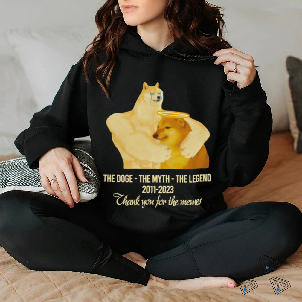 Cheems The Doge The Myth The Legend 2011 2023 thank you for the memes shirt, Cheems The Doge The Myth The Legend 2011 2023 thank you for the memes shirt,