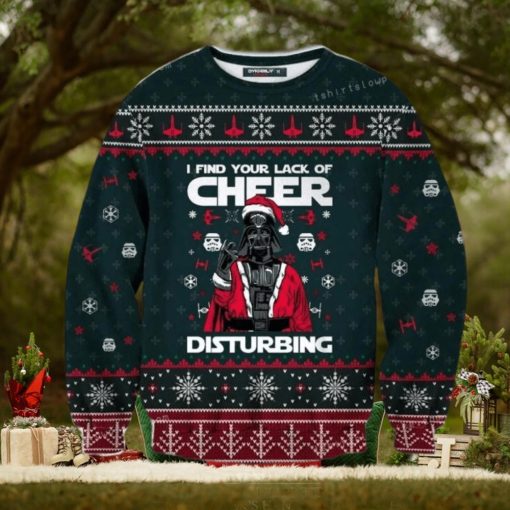 Cheer Disturbing Christmas Ugly Sweater Christmas Party