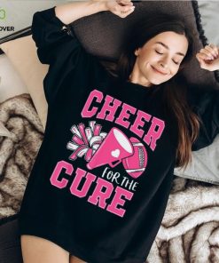 Cheer For The Cure Breast Cancer Awareness Cheerleader Funny T Shirt