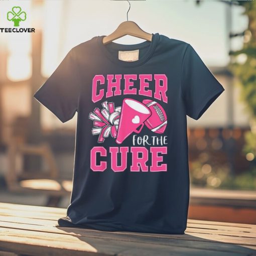 Cheer For The Cure Breast Cancer Awareness Cheerleader Funny T Shirt