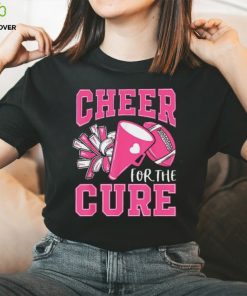 Cheer For The Cure Breast Cancer Awareness Cheerleader Funny T Shirt