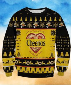 Cheerios Love Your Heart So You Can Do What You Love Chritsmas Womens Ugly Sweater