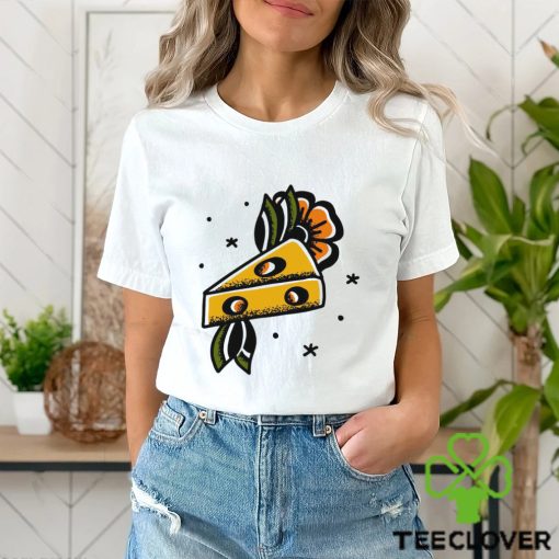 Cheese 4 Life with flowers art shirt
