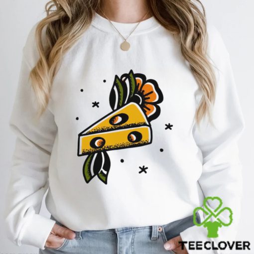 Cheese 4 Life with flowers art shirt