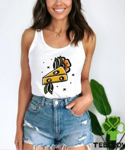 Cheese 4 Life with flowers art shirt