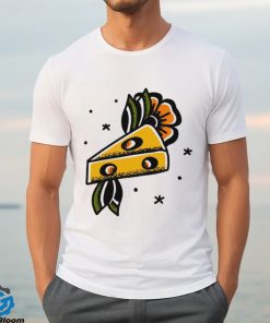 Cheese 4 Life with flowers art shirt