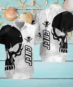 Chef And Knife Skull Hawaiian Shirt Style Gift