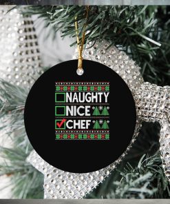 Chef Claus Christmas Ugly Sweater Chef Xmas Outfit 2022 Ornament Christmas