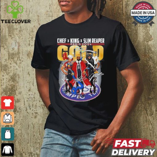 Chef – King – Slim Reaper Paris 2024 Gold Signature Shirt