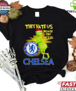 Chelsea FC Grinch they hate us because ain’t us Christmas hoodie, sweater, longsleeve, shirt v-neck, t-shirt