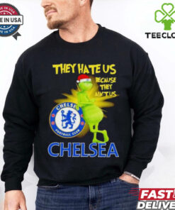 Chelsea FC Grinch they hate us because ain’t us Christmas hoodie, sweater, longsleeve, shirt v-neck, t-shirt