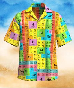 Chemical Elements Color Hawaiian Shirt 1 Chemical Elements Color Hawaiian Shirt