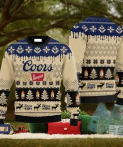 Chevron Pattern Coors Banquet Christmas Ugly Christmas Sweater, Gift for Christmas Holiday