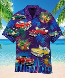 Chevy Belair Sunset Beach Hawaiian Shirt