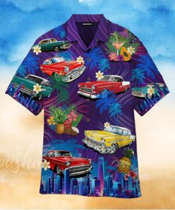 Chevy Belair Sunset Beach Hawaiian Shirt
