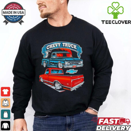 Chevy Trucks 67 72 Cars Retro shirt