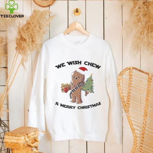 Chewbacca We Wish Chew A Merry Christmas Shirt