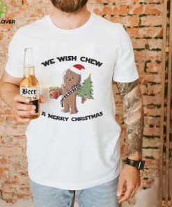 Chewbacca We Wish Chew A Merry Christmas Shirt