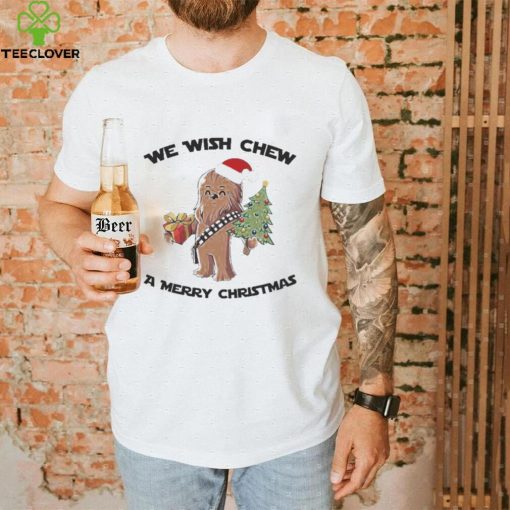 Chewbacca We Wish Chew A Merry Christmas Shirt