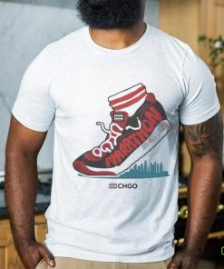 Chgo Marathon White Performance T Shirt
