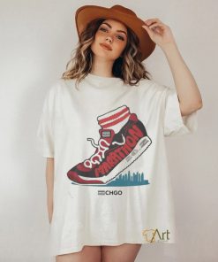 Chgo Marathon White Performance T Shirt