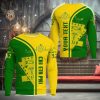 Chi Eta Phi In My Heart Yellow 3D Sweater Community Custom Name Logo For Men And Women Gift Christmas