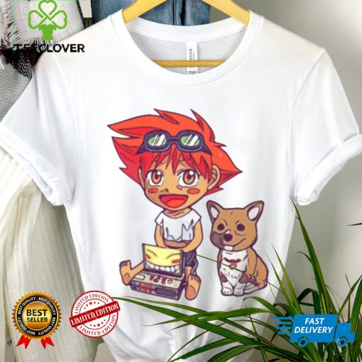 Chibi Design Cowboy Bebop Ed And Ein Sketch hoodie, sweater, longsleeve, shirt v-neck, t-shirt