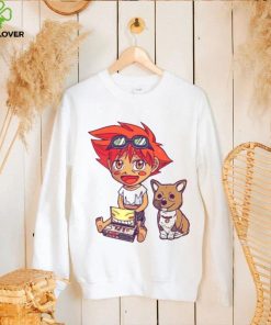 Chibi Design Cowboy Bebop Ed And Ein Sketch shirt