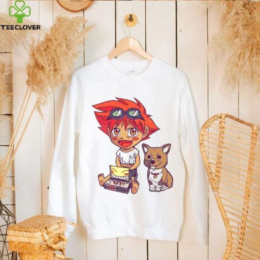 Chibi Design Cowboy Bebop Ed And Ein Sketch hoodie, sweater, longsleeve, shirt v-neck, t-shirt