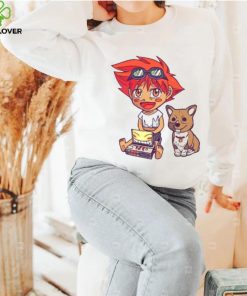 Chibi Design Cowboy Bebop Ed And Ein Sketch hoodie, sweater, longsleeve, shirt v-neck, t-shirt