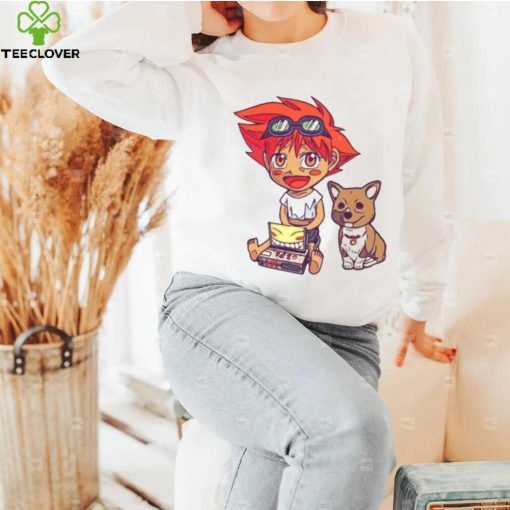 Chibi Design Cowboy Bebop Ed And Ein Sketch hoodie, sweater, longsleeve, shirt v-neck, t-shirt