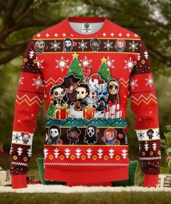 Chibi Horror Halloween Ugly Christmas Sweater Amazing Gift Men And Women Christmas Gift