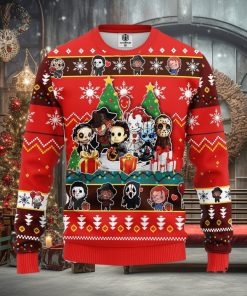 Chibi Horror Halloween Ugly Christmas Sweater Amazing Gift Men And Women Christmas Gift