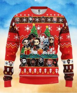 Chibi Horror Halloween Ugly Sweater Party