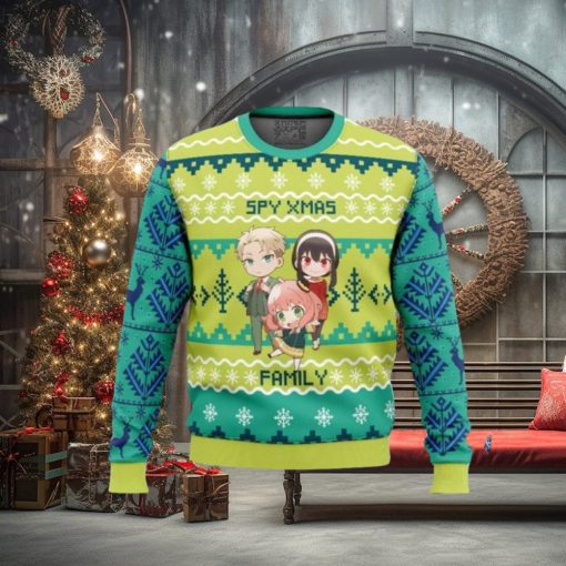 Chibi Spy X Family Ugly Christmas Sweaters For Men And Women