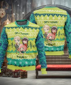 Chibi Spy x Family Xmas Gift For Family Ugly Christmas Sweater 2024