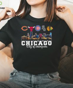 Chicago All Sports Logo Chicago City Of Champions Shirt