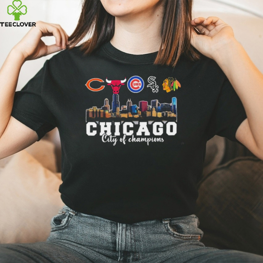 Chicago All Sports Logo Chicago City Of Champions Shirt Chicago All Sports Logo Chicago City Of Champions Shirt