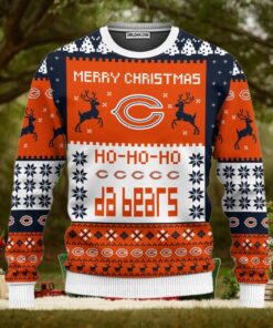 Chicago Bear Merry Christmas  Ugly Christmas Sweaters