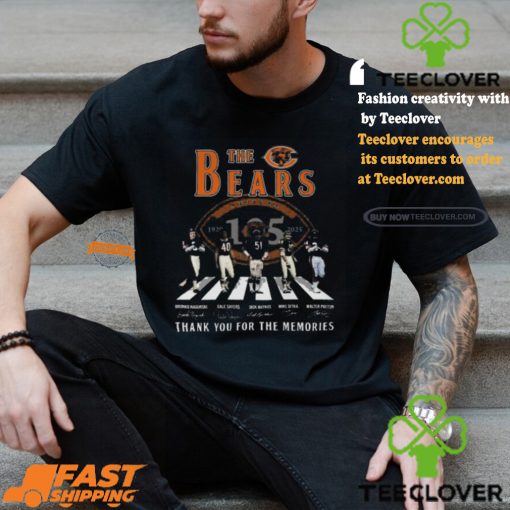 Chicago Bears 105 Years Thank You For The Memories The Bears T Shirt
