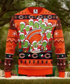Chicago Bears 12 Grinch Xmas Day Christmas Ugly Sweater