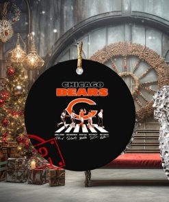Chicago Bears Abbey Road Mooney Montgomery Fields Jones Jr And Eberflus Signatures Ornament