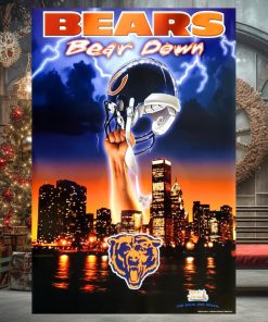 Chicago Bears Bear Down Super Bowl Xli Poster