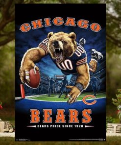 Chicago Bears Bears Pride Since 1920 Nfl Theme Art Poster