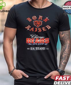 Chicago Bears Born x Raised Black Chrome Rocker Shirt