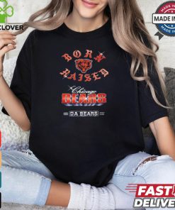 Chicago Bears Born x Raised Black Chrome Rocker Shirt