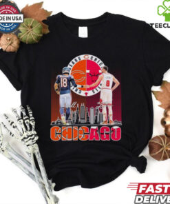 Chicago Bears Caleb Williams X Chicago Bulls Zach LaVine Shirt