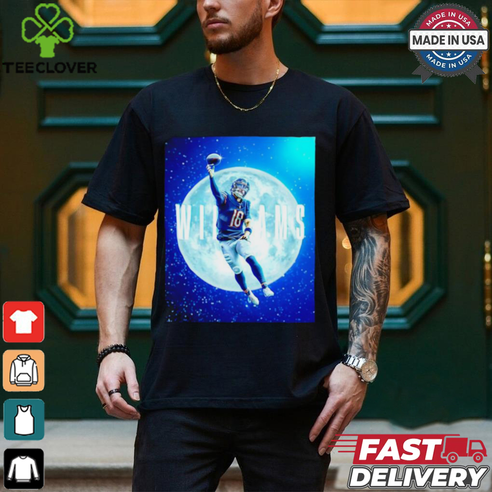 Chicago Bears Caleb Williams to the moon shirt Chicago Bears Caleb Williams to the moon shirt