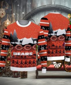 Chicago Bears Casual Ugly Christmas Sweater 3D For Fans Unique Gift For Men And Women